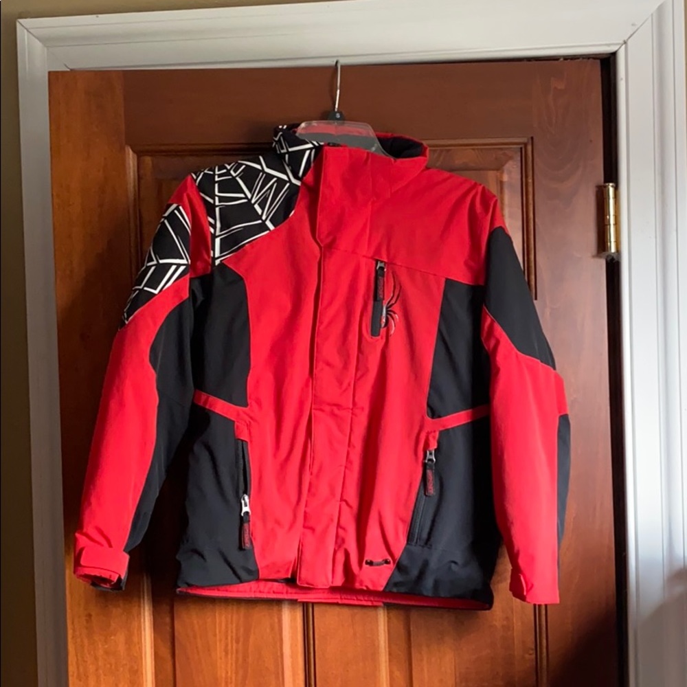 Boys spider ski coat